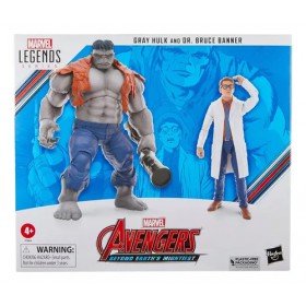 Marvel Legends Gray Hulk y Dr Bruce Banner